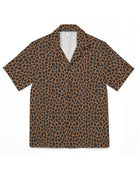 Short-sleeve shirt with a pattern on a white background